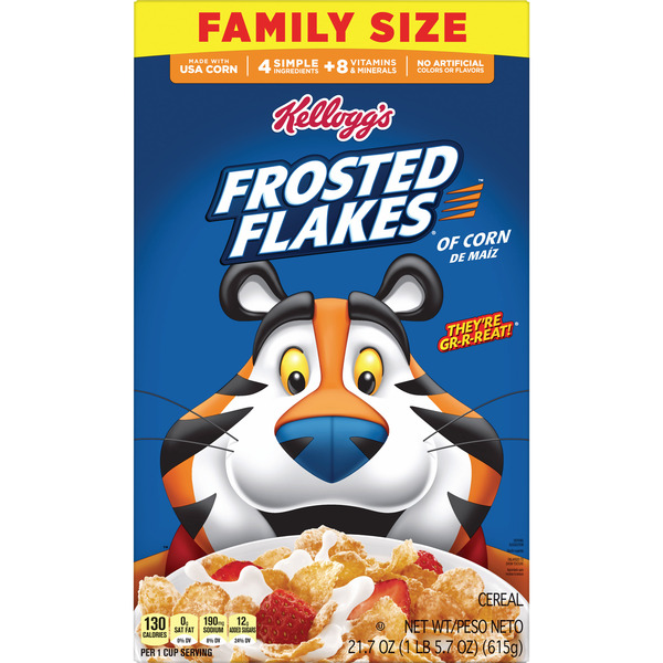 Frosted Flakes Breakfast Cereal, Fat Free, Family Size - Image 9