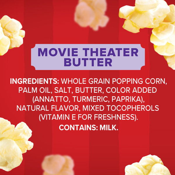 Orville Redenbacher Movie Theater Butter Popcorn, Microwave Popcorn - Image 7