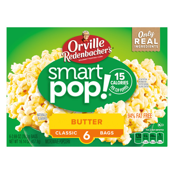 Orville Redenbacher Smart Pop! Butter Popcorn, Microwave Popcorn - Image 4
