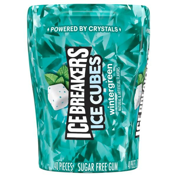 Ice Breakers Wintergreen Sugar Free Chewing Gum