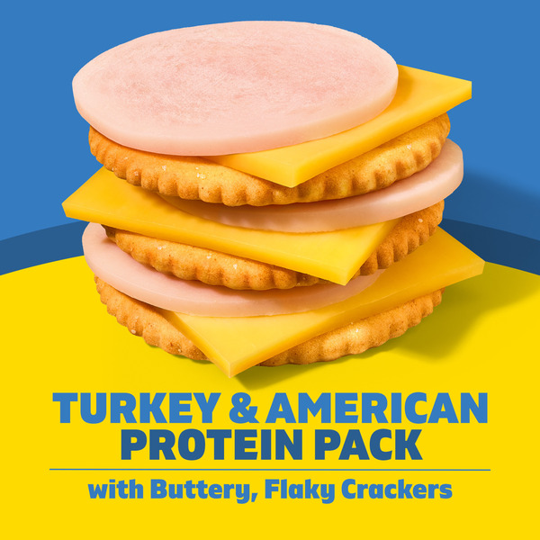 Lunchables Turkey and American Cracker Stackers Snack Kit - Image 3