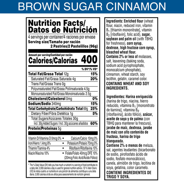 Pop-Tarts Frosted Brown Sugar Cinnamon Toaster Pastries, Breakfast Foods, 8 Count - Image 8