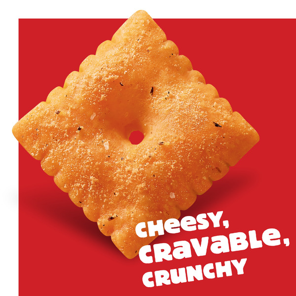 Cheez-It Smoked Cheddar Baked Snack Crackers, Lunch Snacks, 12.4 oz - Image 3