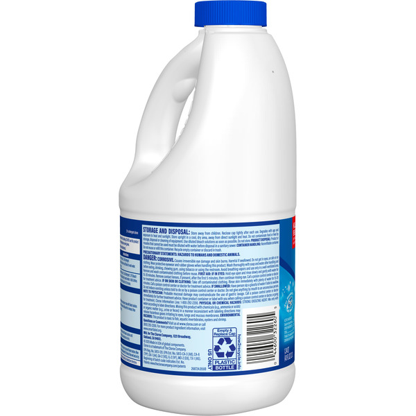 Clorox Disinfecting Bleach, Concentrated Formula, Regular - Image 6