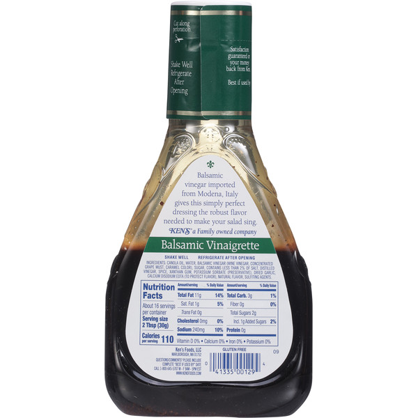 Ken's Steak House Balsamic Vinaigrette Dressing - Image 3