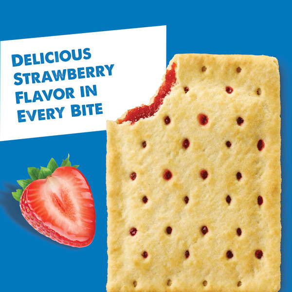 Pop-Tarts Unfrosted Strawberry Toaster Pastries, Breakfast Foods, 8 Count - Image 4