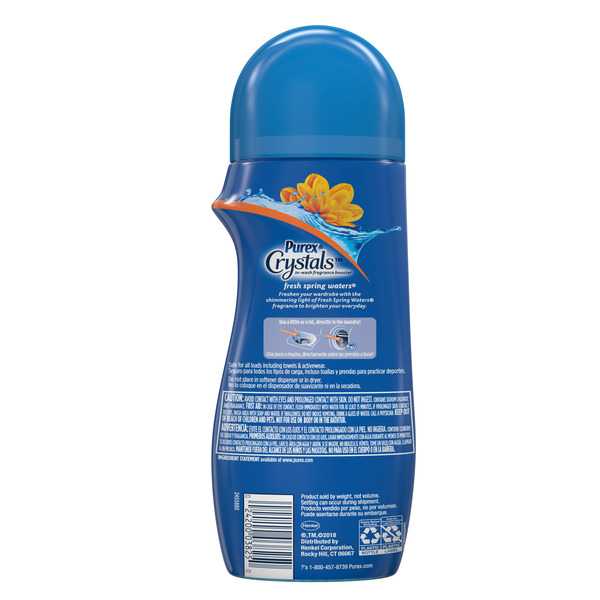 Purex Purex Crystals In-Wash Fragrance and Scent Booster, Fresh Spring Waters, 15.5 Ounce - Image 4