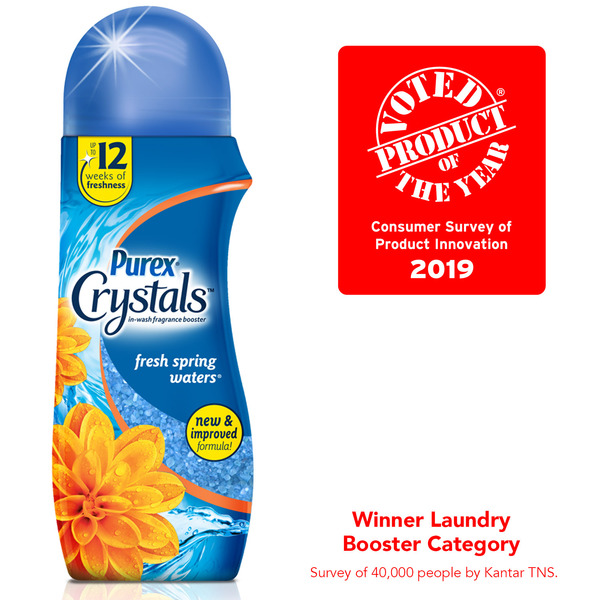 Purex Purex Crystals In-Wash Fragrance and Scent Booster, Fresh Spring Waters, 15.5 Ounce - Image 6