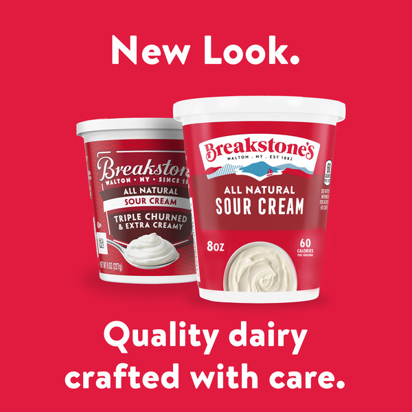 Breakstone's All Natural Sour Cream oz Tub - Image 6