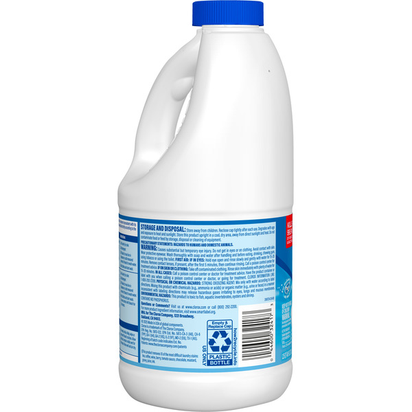 Clorox Splash-Less Bleach, Disinfecting, Kills 99.9% of Bacteria and Viruses, Regular - Image 6