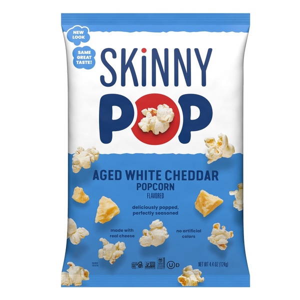 SkinnyPop Popcorn Aged White Cheddar