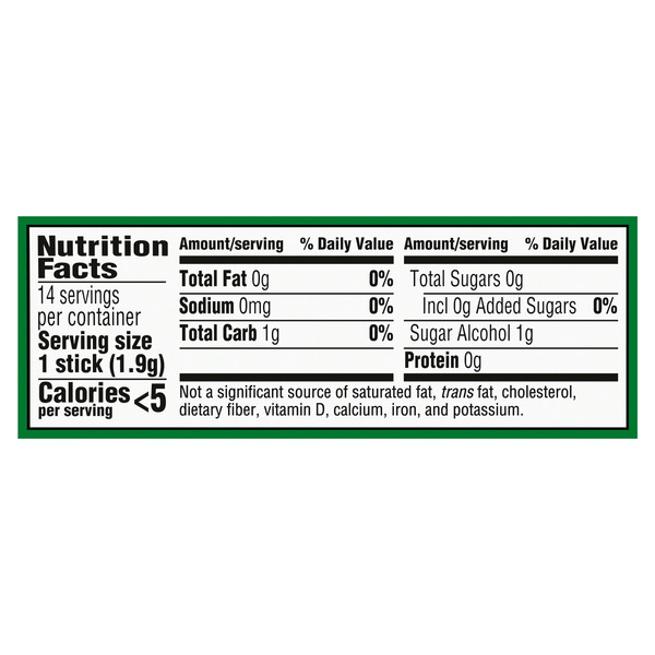 Trident Spearmint Sugar Free Gum - Image 8