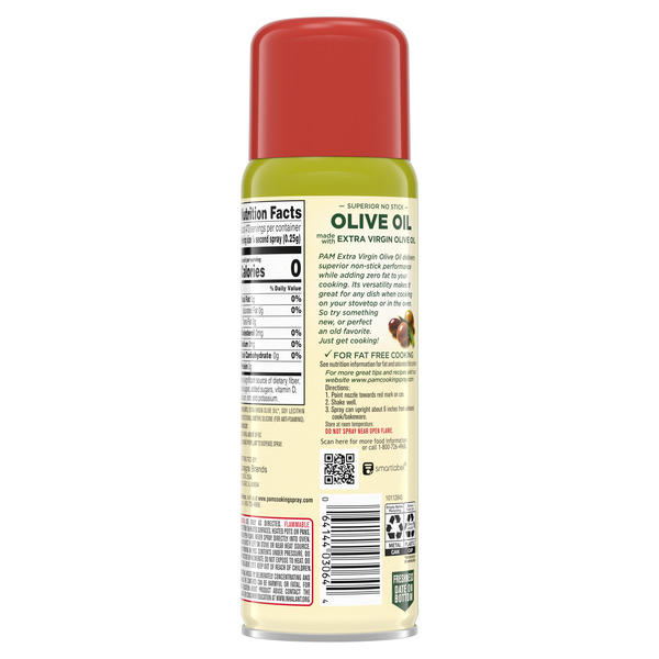 Pam Non-Stick Olive Oil Cooking Spray - Image 6