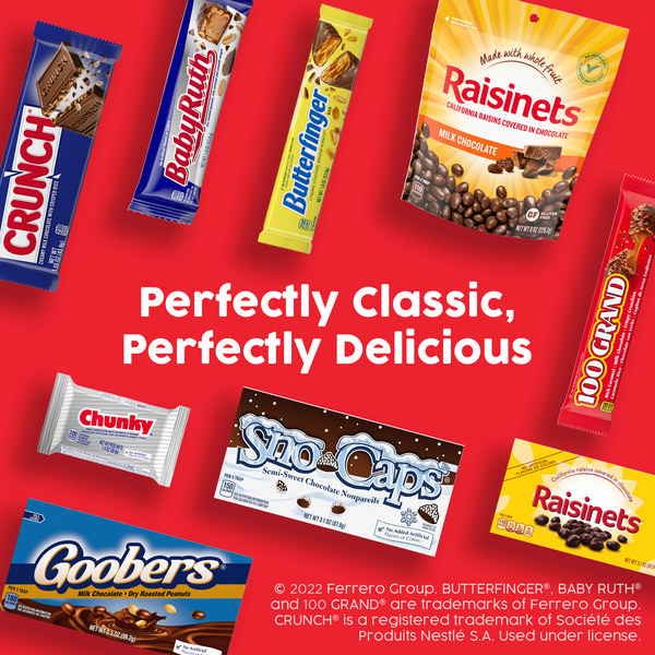 Assorted Butterfinger, CRUNCH and Baby Ruth Minis Size Party Pack, 90 Pieces Assorted Candy Bars - Image 8