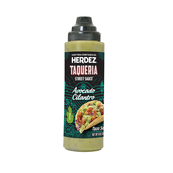 HERDEZ TAQUERIA STREET SAUCE Avocado Cilantro Mild, 9 OZ