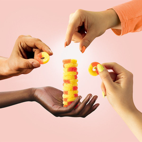 Albanese Gummi Peach Rings - Image 3