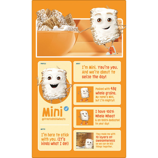 Frosted Mini-Wheats Frosted Mini-Wheats Breakfast Cereal, High Fiber, 48g Whole Grain, Family Size - Image 9