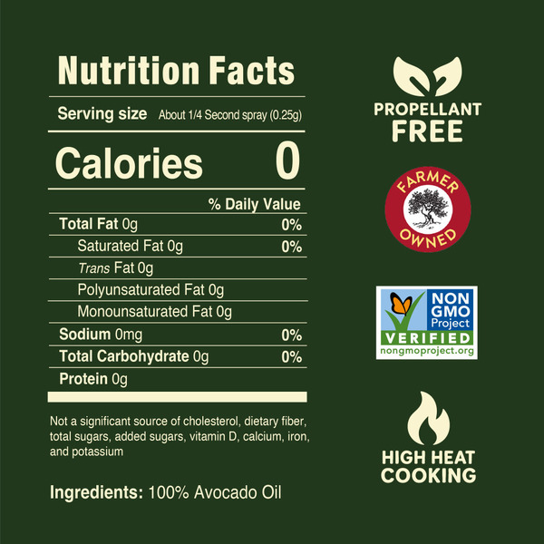 Pompeian Avocado Oil Non Stick Cooking Spray - Image 2