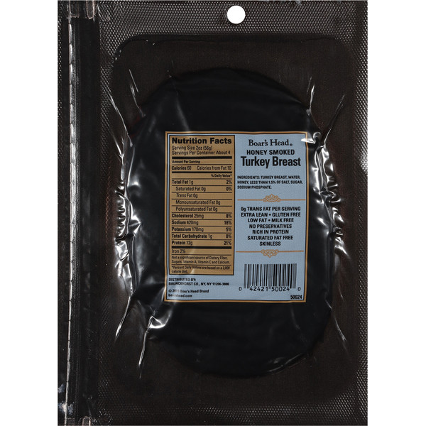 Boar's Head Honey Smoked Turkey Breast - Image 5