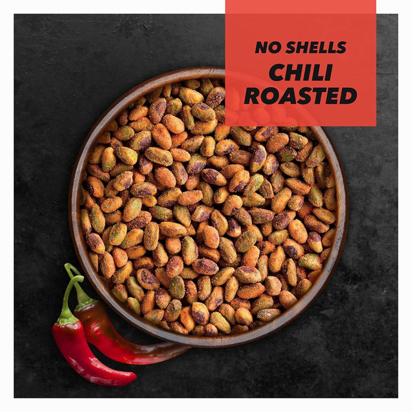 Wonderful No Shells Chili Roasted Pistachios - Image 2