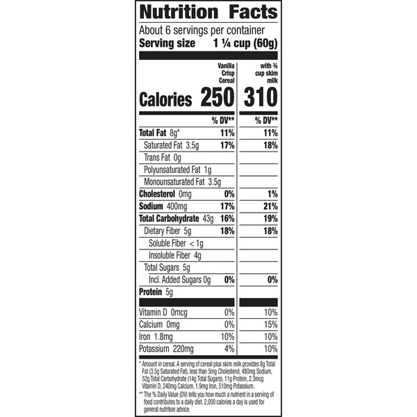 Cascadian Farm Organic Vanilla Crisp Cereal - Image 7