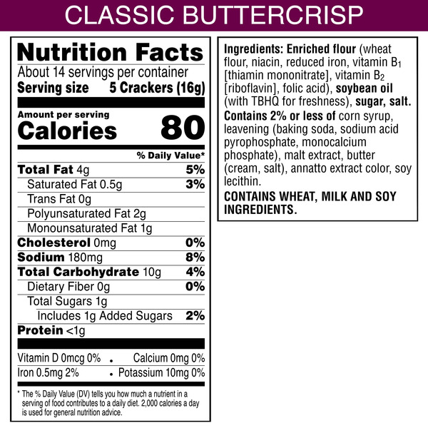 Toasteds Classic Buttercrisp Crackers, Party Snacks, 8 oz - Image 5