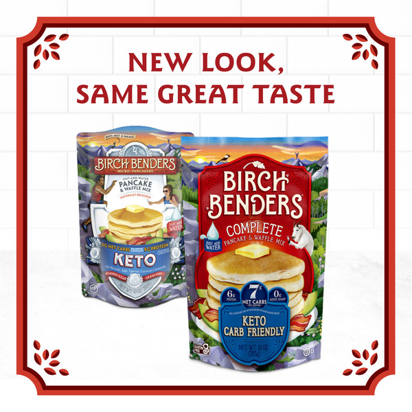 Birch Benders Keto Carb Friendly Pancake & Waffle Mix, 10oz - Image 2
