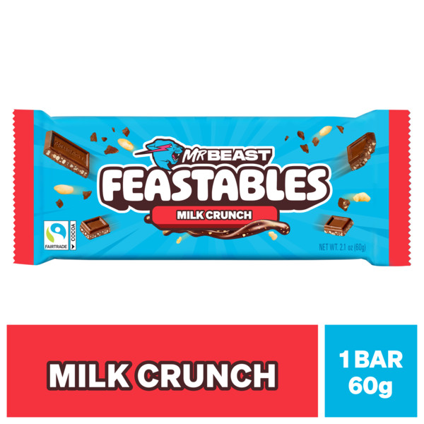 Feastables MrBeast Milk Chocolate Crunch Bar