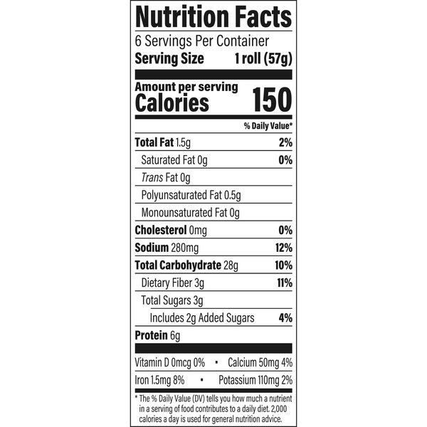 Arnold Sandwich Thins, 6 count, Multigrain Rolls - Image 3