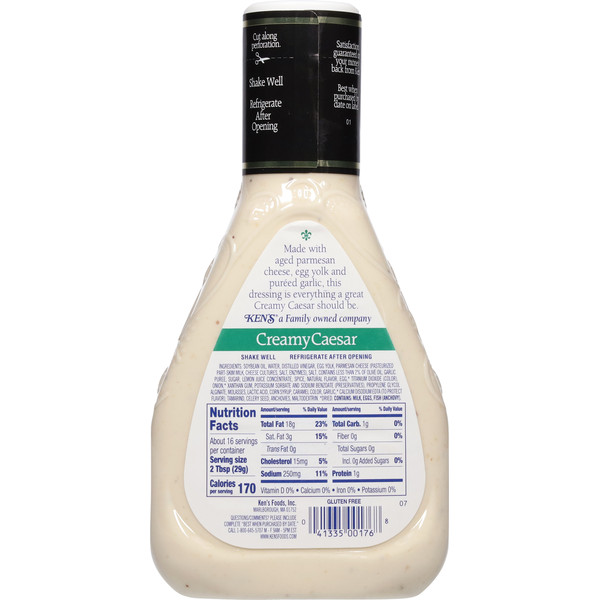 Ken's Steak House Creamy Caesar Dressing - Image 4