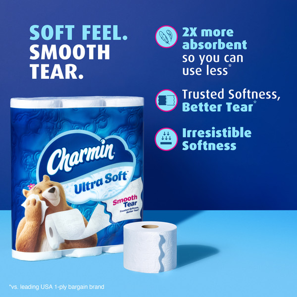 Charmin Ultra Soft Toilet Paper Mega XL Rolls - Image 2