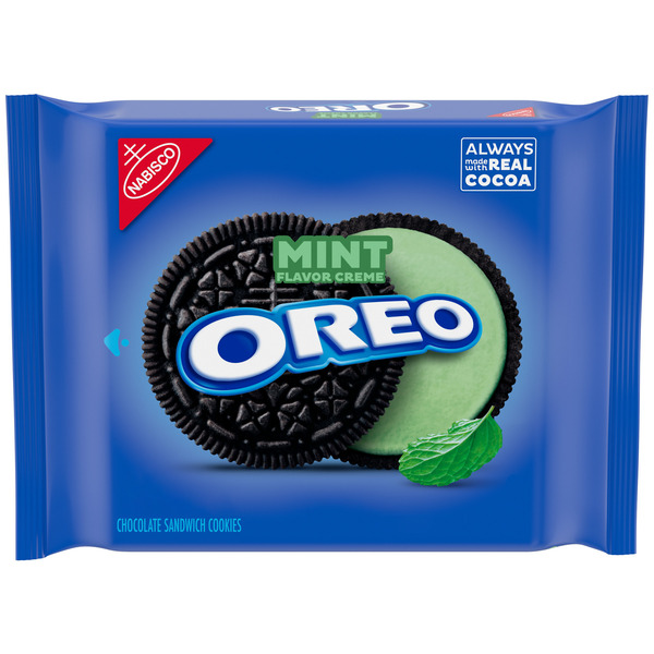 Oreo Mint Creme Sandwich Cookies 14 oz
