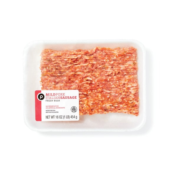 Publix Sausage, Fresh, Mild Italian, Bulk