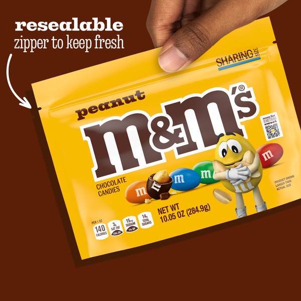 M&M's Peanut Milk Chocolate Candy Sharing Size - Image 3