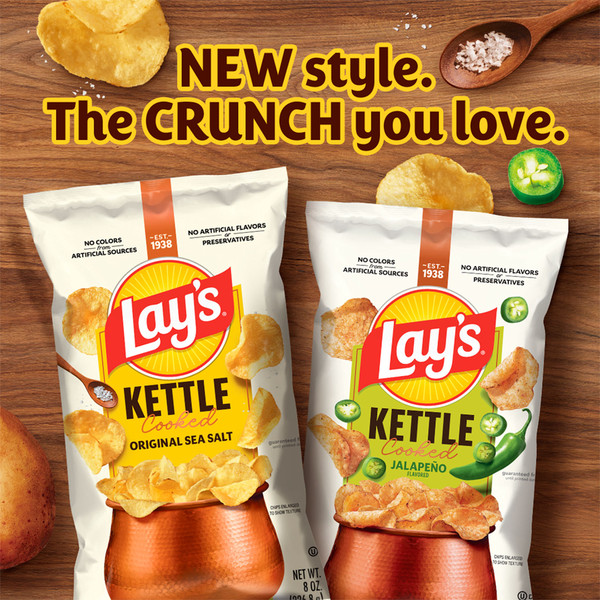 Lay's Kettle Cooked Potato Chips, Mesquite BBQ Flavored - Image 3