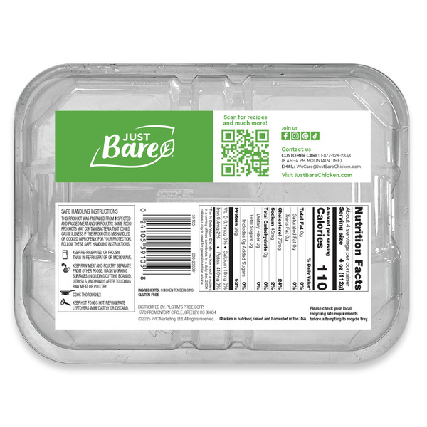 Just Bare Brand Chicken Tenderloins, Boneless, Skinless - Image 4