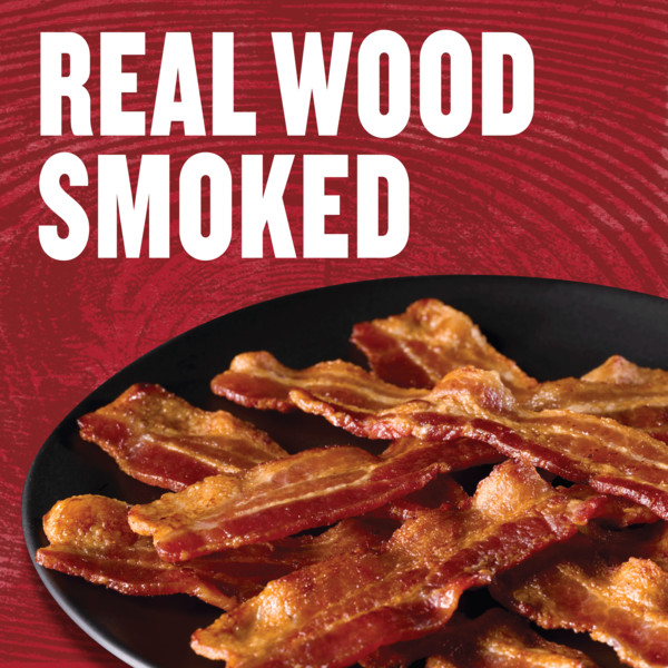 Wright Brand Applewood Real Wood Smoked Thick Cut Bacon, 24 oz Stack Pack - Image 5