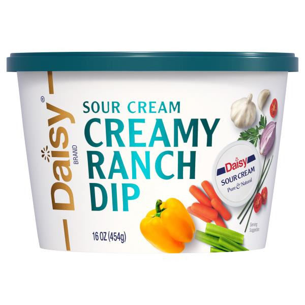 Daisy Dip, Creamy Ranch, Sour Cream
