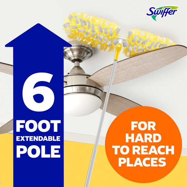 Swiffer Duster Kit with Super Extendable Handle, Heavy Duty Starter Kit with Refills - Image 5
