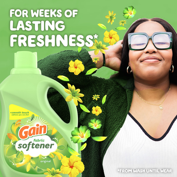 Gain Liquid Fabric Softener, Original Scent - Image 2