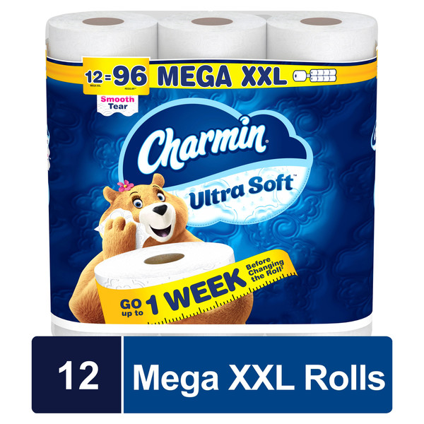 Charmin Ultra Soft Toilet Paper, Mega XXL Rolls
