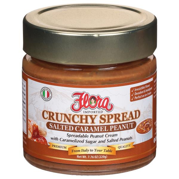 Flora Salted Caramel Peanut Crunchy Spread