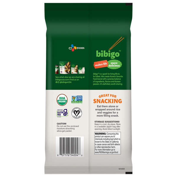 Bibigo Sesame Flavor Seaweed Snacks - Image 8
