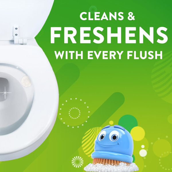 Scrubbing Bubbles® Fresh Gel Toilet Cleaning Stamp Dispenser, Floral Fusion - Image 3