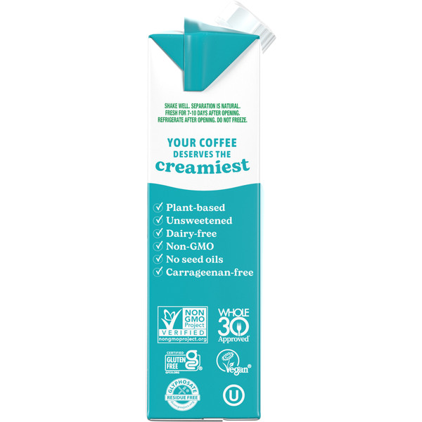 nutpods Unsweetened No Sugar Caramel Coffee Creamer - Image 2