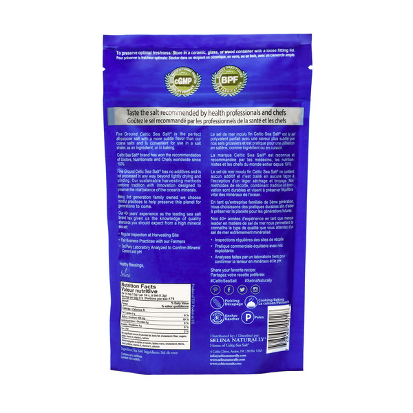 Celtic Sea Salt Fine Ground Sea Salt, Unrefined, Vital Minerals, Family Founded - Image 2