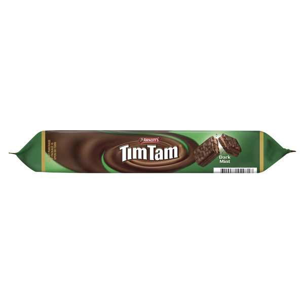 Arnott's Tim Tam Dark Mint, Chocolate Cookies - Image 2
