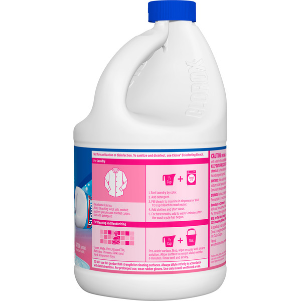 Clorox No-Splash Bleach Concentrated Formula Fresh Meadow - Image 7