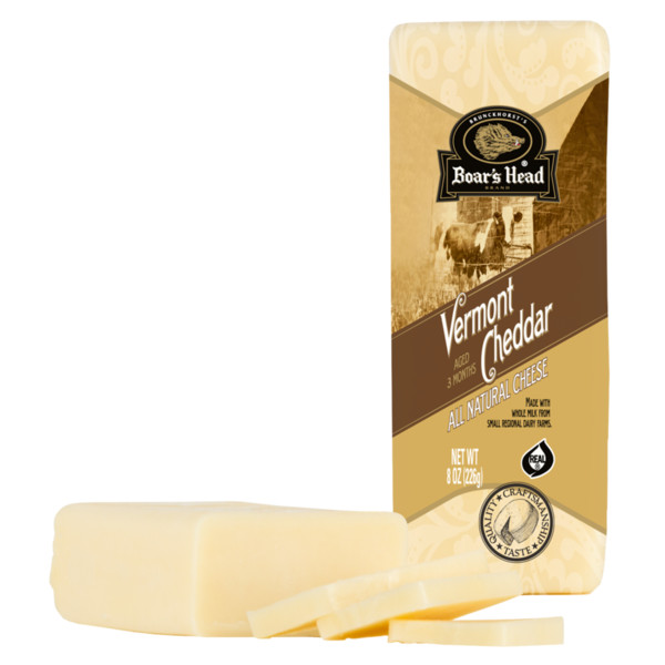 Boar's Head White Vermont Cheddar Cheese - Image 6