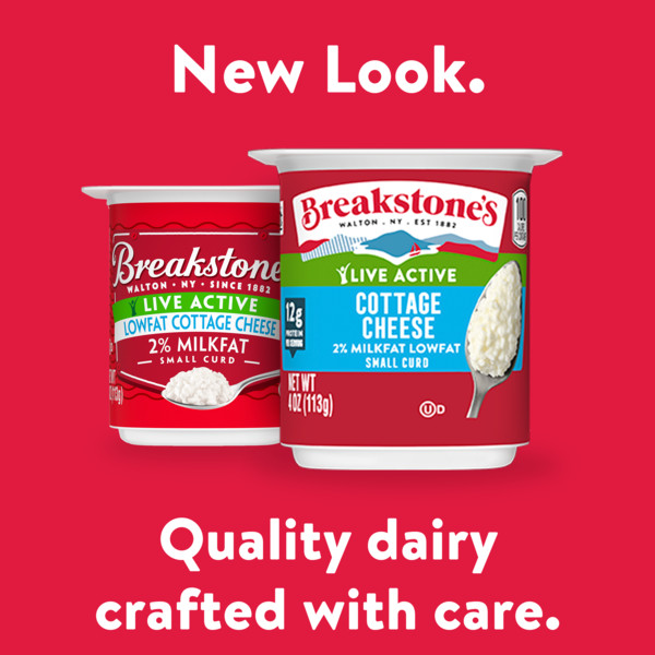 Breakstone's Live Active Low Fat Small Curd Cottage Cheese with 2% Milkfat - Image 6